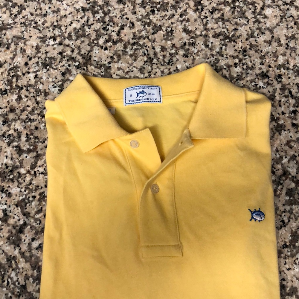 Southern Tide Yellow Polo